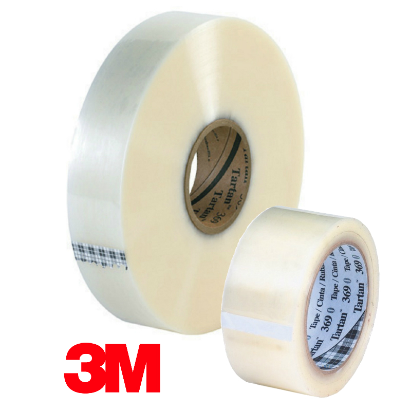 Tartan Box Sealing Tape 305, Clear, 72 mm x 100 M, 24 Rolls/Case